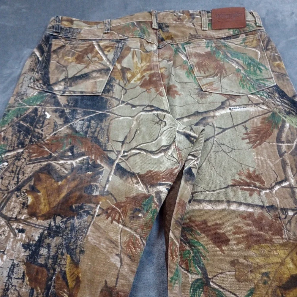 Wrangler ProGear Hunting Pants Mens 38‎ Camo Brown Realtree Brush Briar